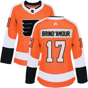 Rod Brind'amour Women's Adidas Philadelphia Flyers Authentic Orange Rod Brind'Amour Home Jersey