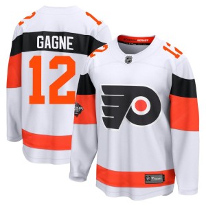 Simon Gagne Men's Fanatics Branded Philadelphia Flyers Breakaway White 2024 Stadium Series Jersey