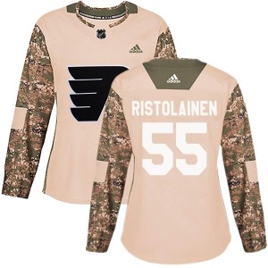 Rasmus Ristolainen Women's Adidas Philadelphia Flyers Authentic Camo Veterans Day Practice Jersey