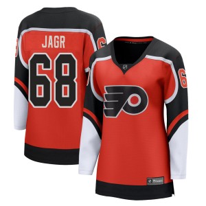 Jaromir Jagr Women's Fanatics Branded Philadelphia Flyers Breakaway Orange 2020/21 Special Edition Jersey