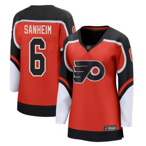 Travis Sanheim Women's Fanatics Branded Philadelphia Flyers Breakaway Orange 2020/21 Special Edition Jersey