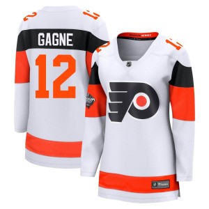 Simon Gagne Women's Fanatics Branded Philadelphia Flyers Breakaway White 2024 Stadium Series Jersey