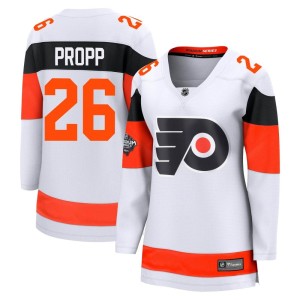 Brian Propp Women's Fanatics Branded Philadelphia Flyers Breakaway White 2024 Stadium Series Jersey