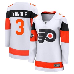 Keith Yandle Women's Fanatics Branded Philadelphia Flyers Breakaway White 2024 Stadium Series Jersey